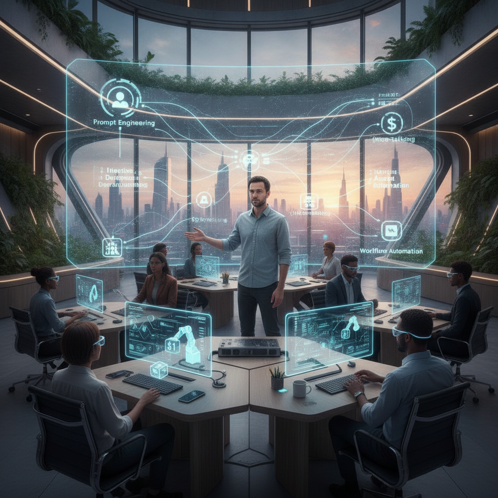AI generated visual for Blog Outline: Beyond Code: How Karpathy's Principles Can Elevate Human-AI Collaboration in the [Nonilion](https://nonilion.com/) AI Office