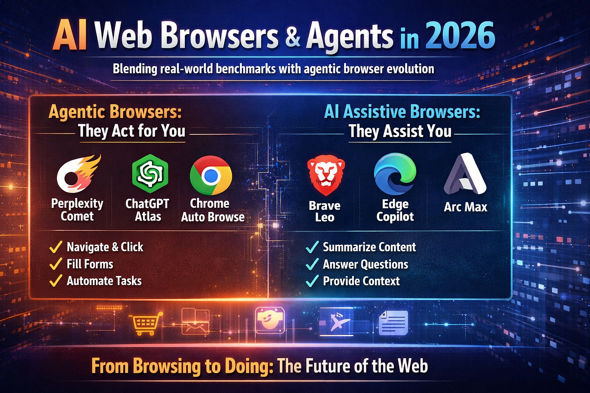 AI Web Browsers & Agents in 2026: The Complete Selection Guide | by Parvez Mohammed @ Techlatest.net | FAUN.dev() 🐾