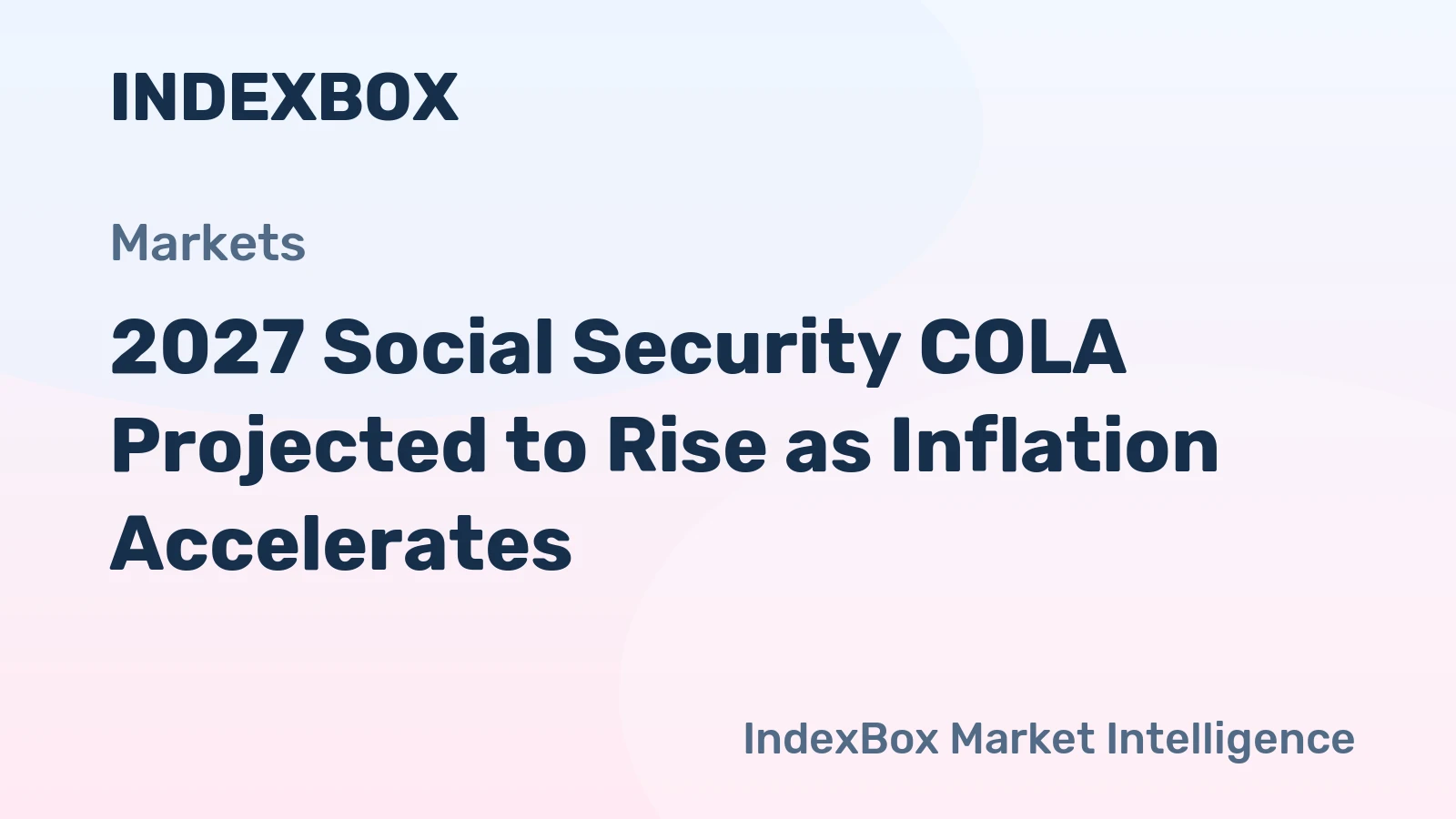 2027 Social Security COLA Forecast Updated: New Estimate Highlights - News and Statistics - IndexBox
