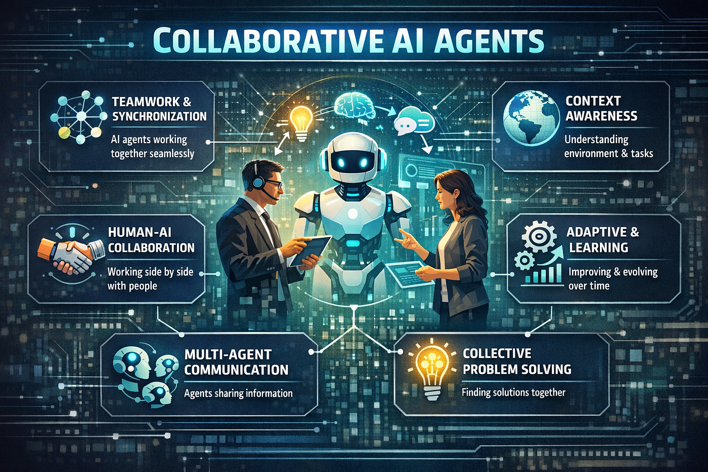 Collaborative AI Agents: The Rise of AI Teamwork and the Birth of Digital Organizations | by Vipulkem | Medium